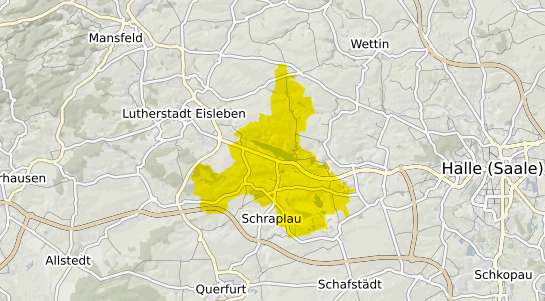 Immobilienpreisekarte Seegebiet Mansfelder Land